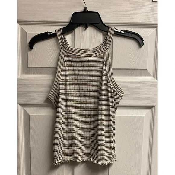 Molly Green Y2K Slightly Cropped Halter Top Size Large - Picture 1 of 4